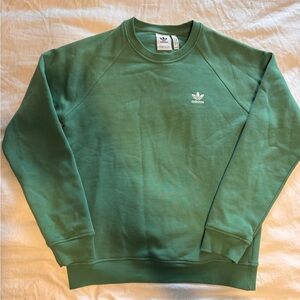 adidas Green Trefoil Crewneck Sweatshirt